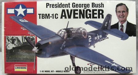 Lindberg 1/48 Grumman TBM-1C Avenger President George Bush - USN 'Barbara II', 70575 plastic model kit